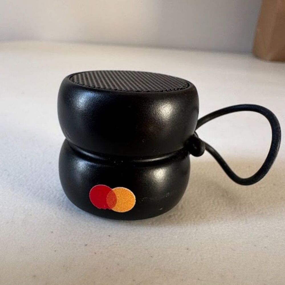 Mastercard Promo Mini Ultra Compact Bluetooth Speaker Tested/Working Xoopar